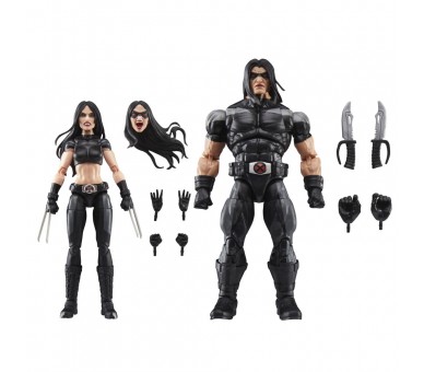 Blister 2 figuras X-23 & Warpath X-Force Marvel Legends 15cm
