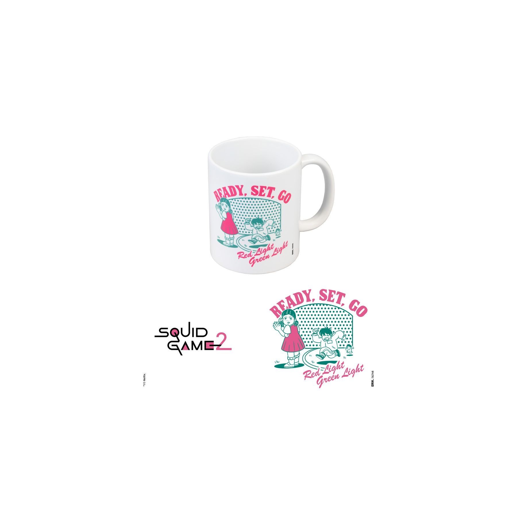 Taza El Juego del Calamar 350ml