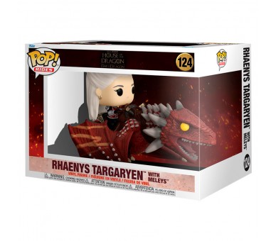 Figura POP Rides Deluxe La Casa del Dragon Rhaenys Targaryen with Meleys