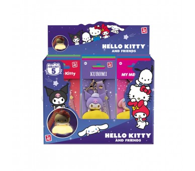 Llavero figura luz Hello Kitty and Friends surtido