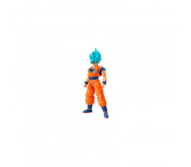Figura Son Goku Super Saiyan God Saiyan Dragon Ball 14Cm
