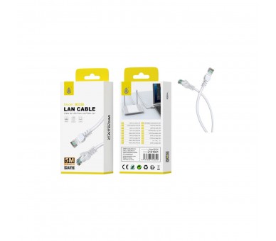 Jc B5336 Blanco / Cable De Red Lan Cat6, 5M