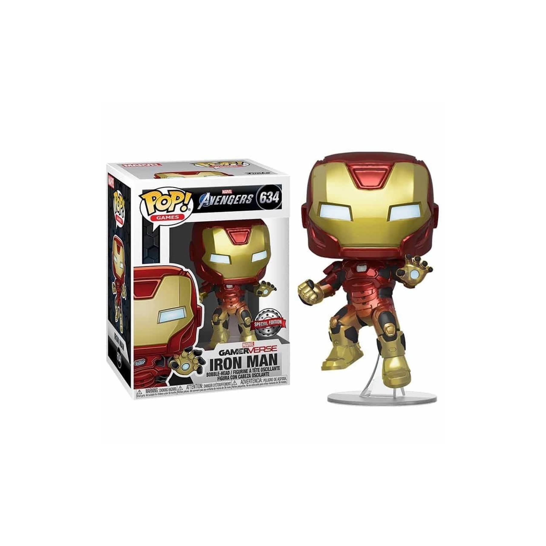 Funko Pop Marvel Avengers Gamerverse Iron Man Edicion Especi
