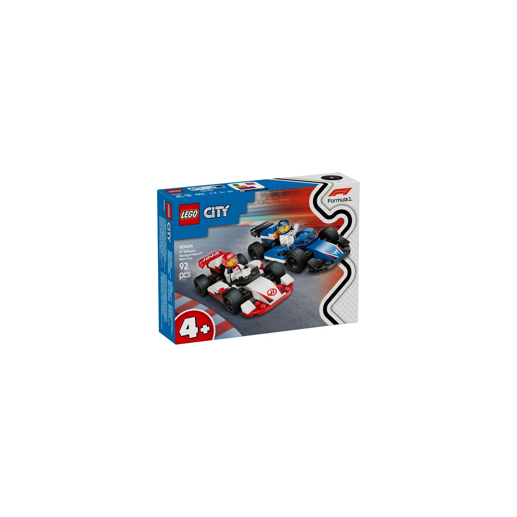 Lego City Formula 1 Coches William Racing Y Haas F1