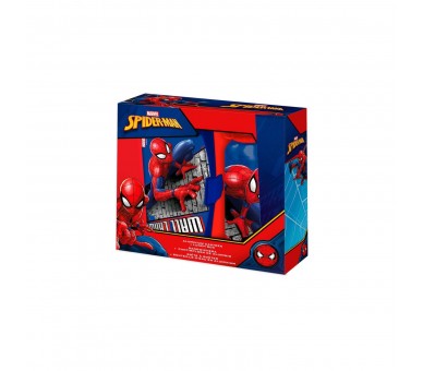 Set Cantimplora + Sandwichera Spiderman Marvel 500Ml