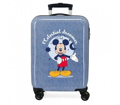 Maleta trolley ABS Dreamer Denim Mickey Disney 55cm
