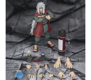 Figura S.H. Figuarts Jiraiya Hidden Leaf Heroic Master Sage Mode Naruto Shippuden 17cm