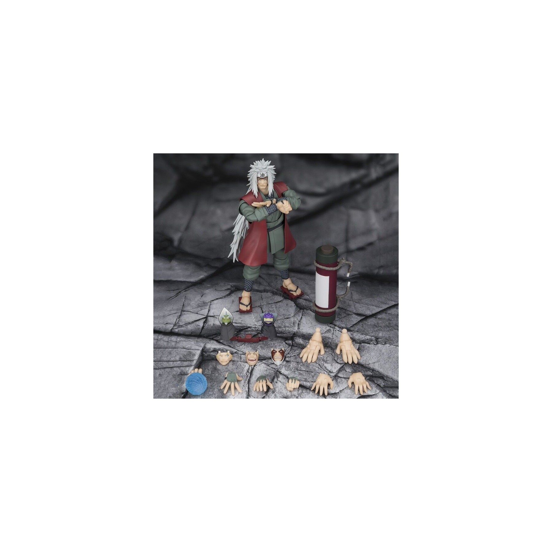 Figura S.H. Figuarts Jiraiya Hidden Leaf Heroic Master Sage Mode Naruto Shippuden 17cm