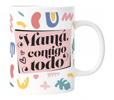Taza Mama Contigo Todo 330ml