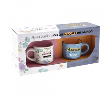 Set 2 tazas Cafe - Abuelo y Abuela 50ml