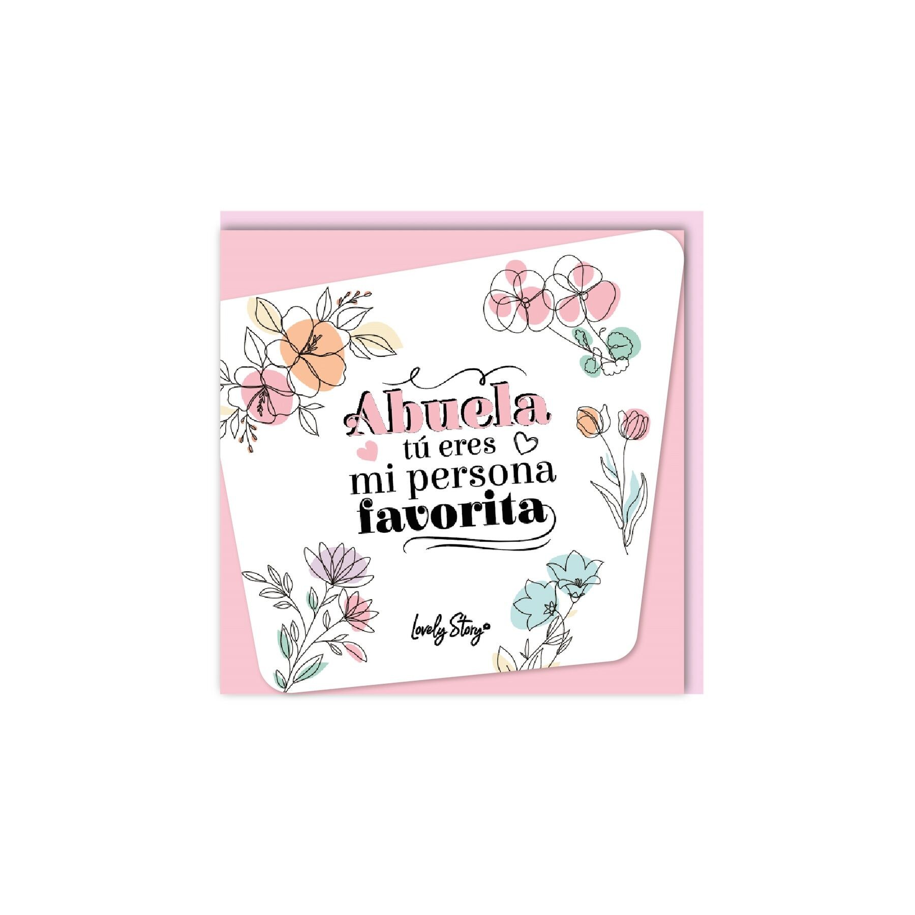 Tarjeta felicitacion - Abuela Tu Eres Mi Persona Favorita