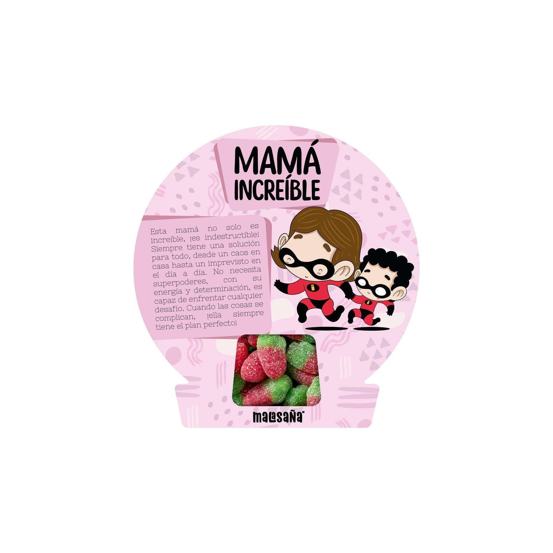 Cajita de chuches Fresitas - Mama Increible