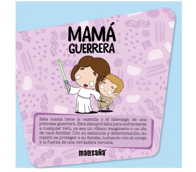 Tarjeta felicitacion - Mama Guerrera
