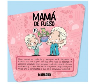 Tarjeta felicitacion - Mama de Fuego