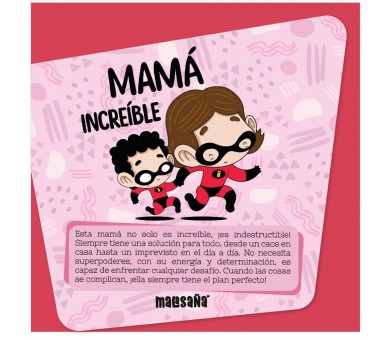 Tarjeta felicitacion - Mama Increible