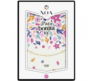 Pulsera Soles acero dorado - Para Bonita Tu