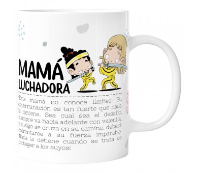 Taza Mama Luchadora 330ml