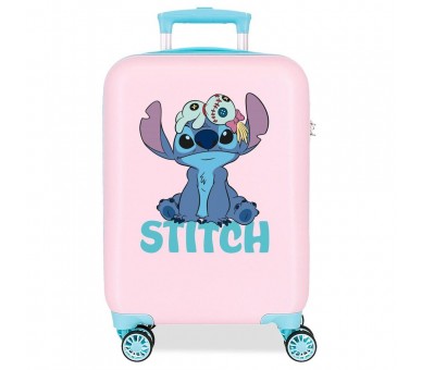 Maleta trolley ABS In the World Stitch Disney 50cm
