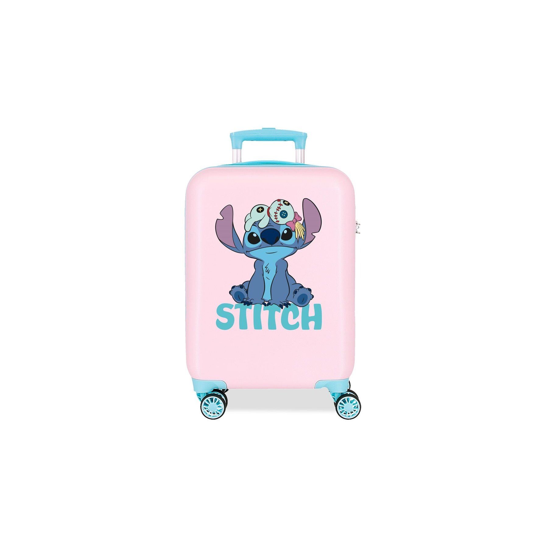 Maleta trolley ABS In the World Stitch Disney 50cm