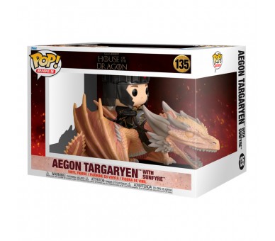 Figura POP Rides La Casa del Dragon Aegon Targaryen with Sunfyre
