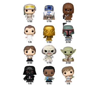 Figura Mystery Bitty POP Star Wars surtido