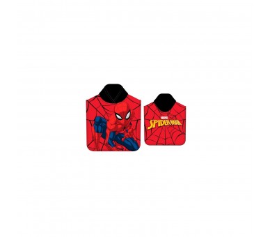 Poncho Toalla Spiderman Marvel Microfibra
