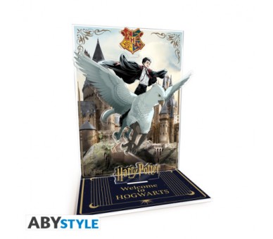 Harry Potter Fermalibri: Harry & Buck in Hogwarts 15cm