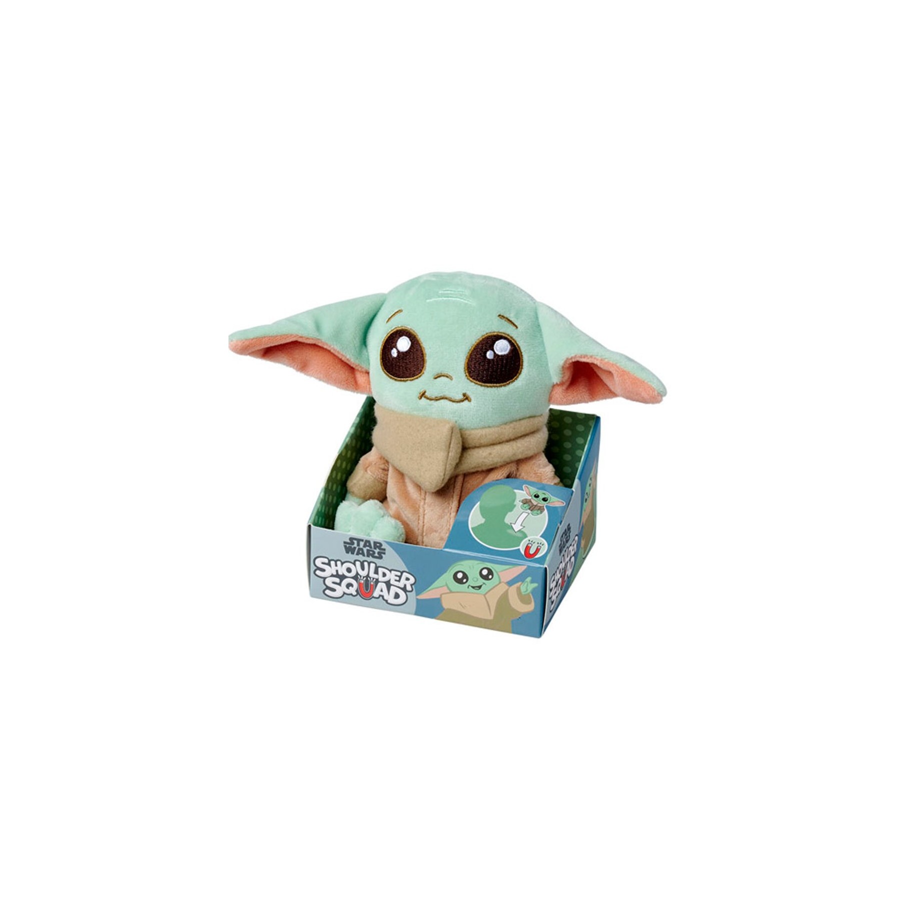 Peluche Hombro Grogu Star Wars 12Cm
