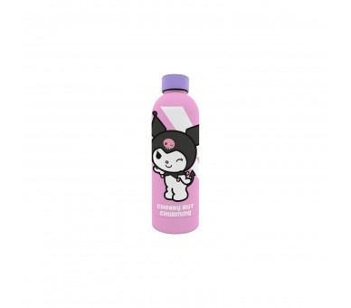 Botella Acero Inoxidable Kuromi Hello Kitty 800Ml