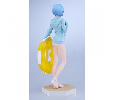 Figura Pop up Parade Rei Ayanami Rebuild of Evangelion Beach Queens 22cm
