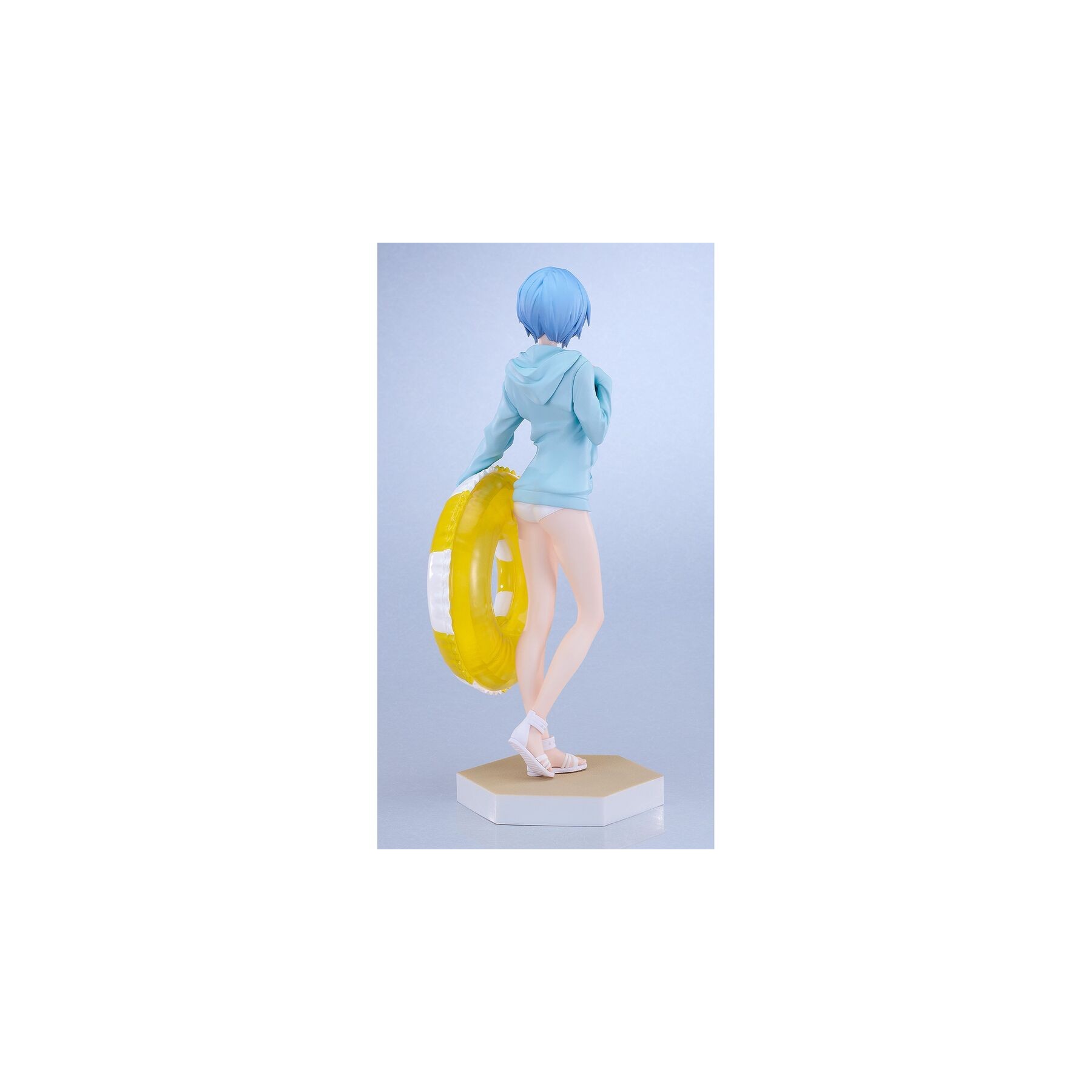Figura Pop up Parade Rei Ayanami Rebuild of Evangelion Beach Queens 22cm