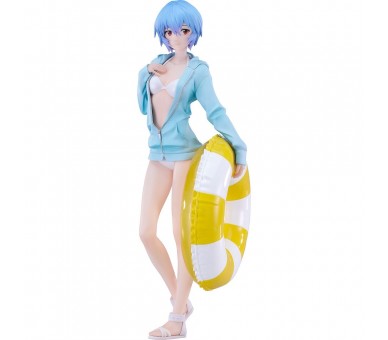 Figura Pop up Parade Rei Ayanami Rebuild of Evangelion Beach Queens 22cm