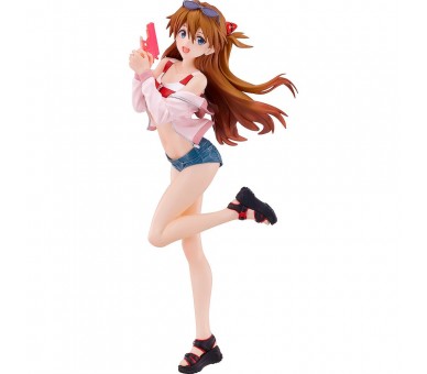 Figura Pop up Parade Asuka Shikinami Langley Rebuild of Evangelion Beach Queens 22cm