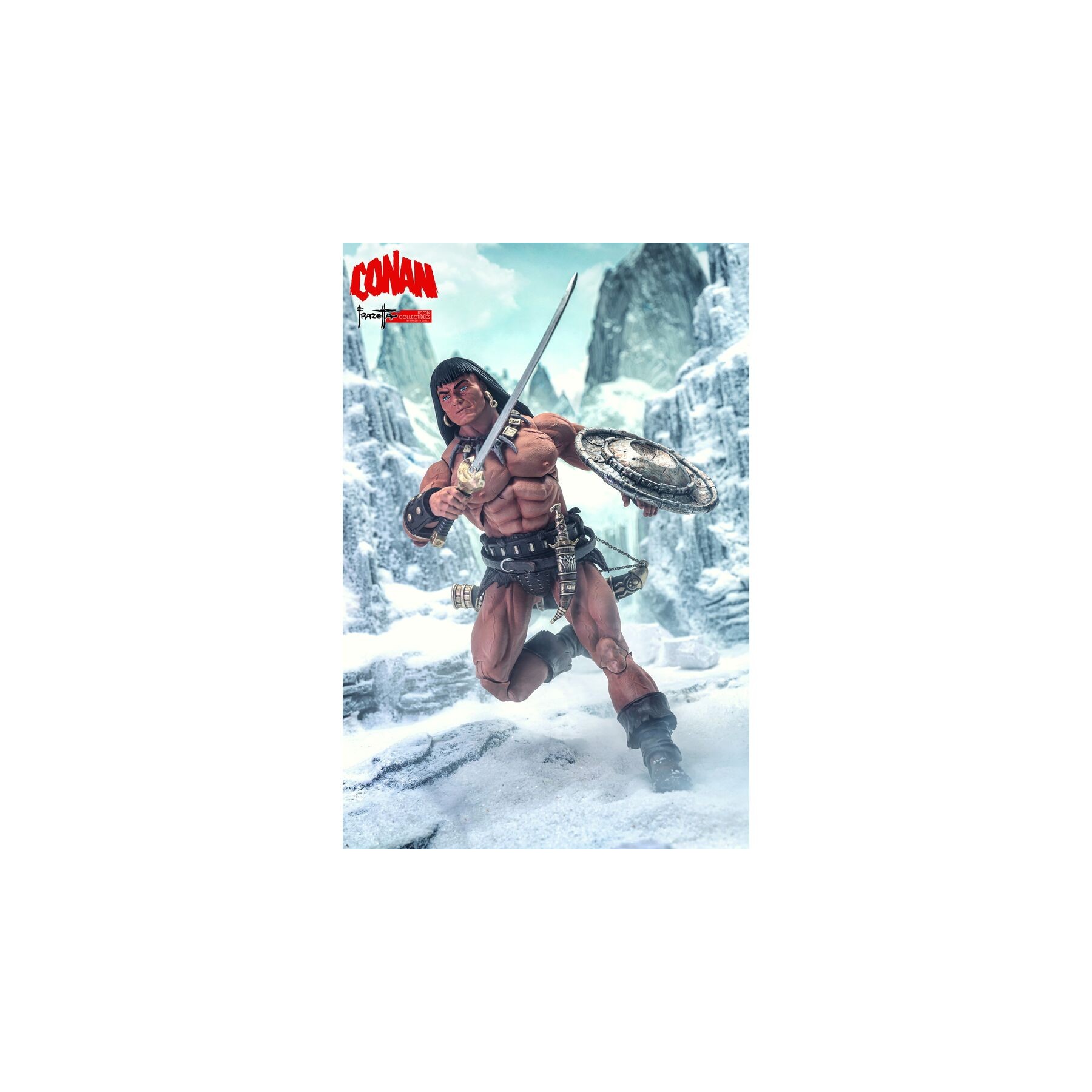 Figura Conan the Barbarian Frazetta Icon 17cm