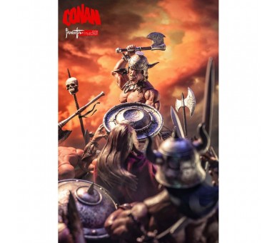 Figura Conan the Barbarian Frazetta Icon 17cm