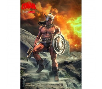 Figura Conan the Barbarian Frazetta Icon 17cm