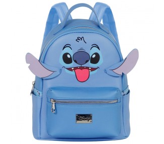 Mochila Heady Stitch Face Stitch Disney 29cm