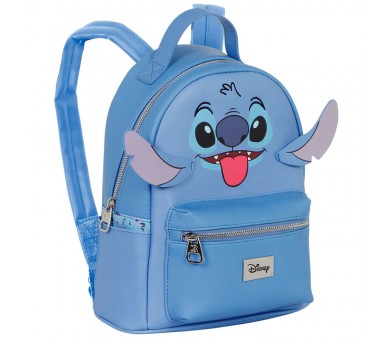 Mochila Heady Stitch Face Stitch Disney 29cm