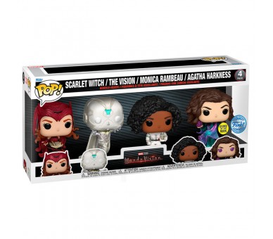 Blister 4 figuras POP Marvel WandaVision Exclusive