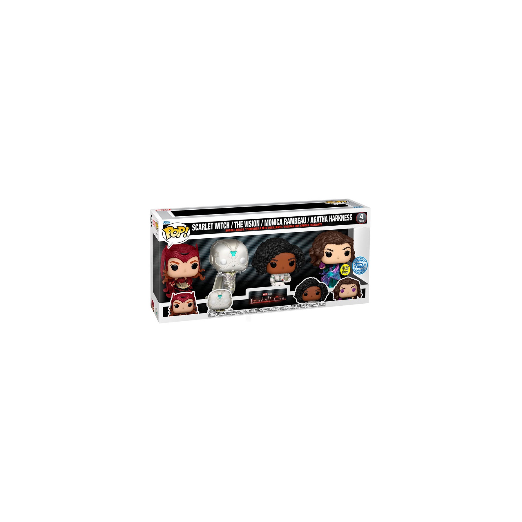 Blister 4 figuras POP Marvel WandaVision Exclusive
