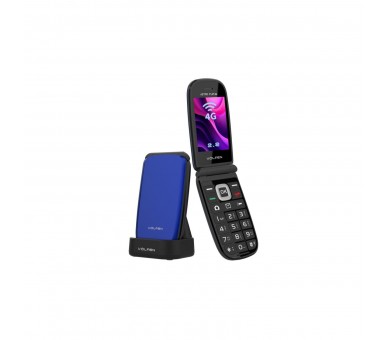 Telefono Movil Volfen Astro Flip 4G Azul