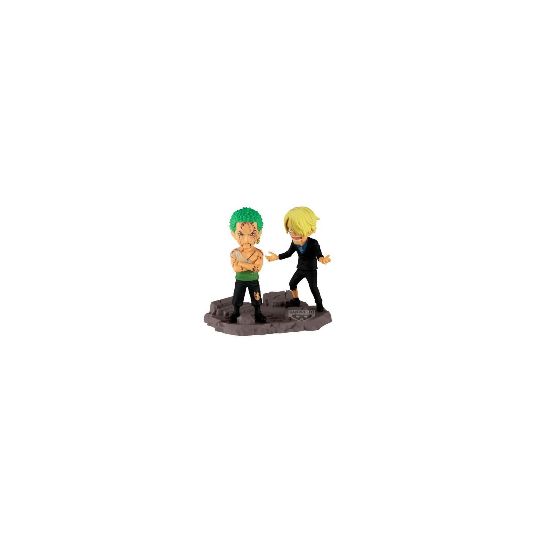 One Piece WCF Log Stories: Roronoa Zoro & Sanji 8cm