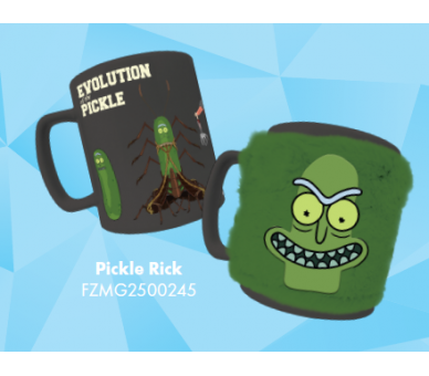 Rick and Morty Tazza Fuzzy: Pickle Rick