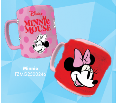 Disney Mickey Tazza Fuzzy: Minnie