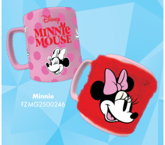 Disney Mickey Tazza Fuzzy: Minnie