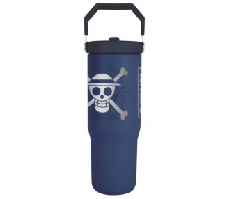 One Piece 30 OZ Borraccia: Straw Hat Pirates Icon