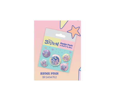 Lilo & Stitch Badge Pack: Stitch