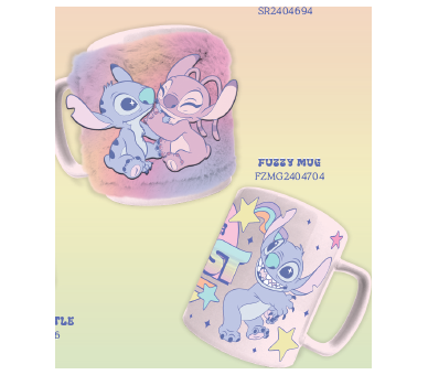 Disney Lilo & Stitch Tazza Fuzzy: Stitch (B)