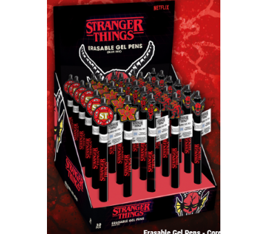Stranger Things (30 PZ) Penna Gel Inchiostro Cancellabile