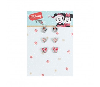 Set 3 Pares de pendientes Navidad Mickey Disney
